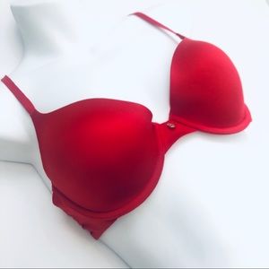 Victoria’s Secret Lined Demi Red Bra 36C